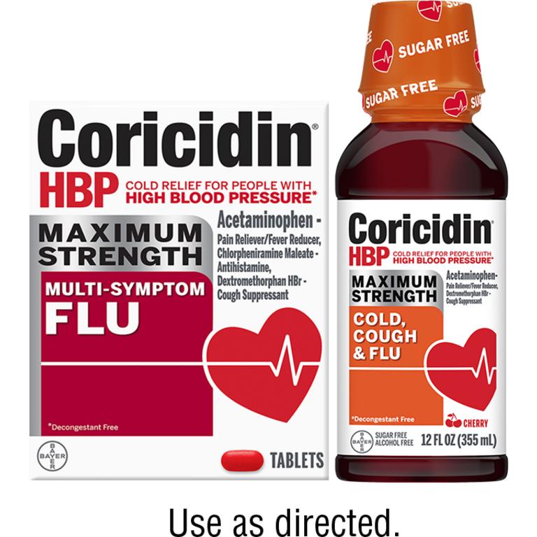 $2 off 1 on any ONE (1) Coricidin® 16ct or larger or 12oz or larger