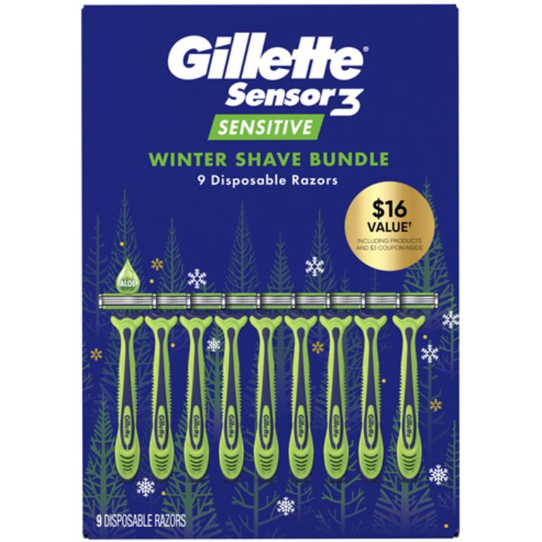 $2 off 1 ONE Gillette Sensor 3 Holiday Pack Select Varieties