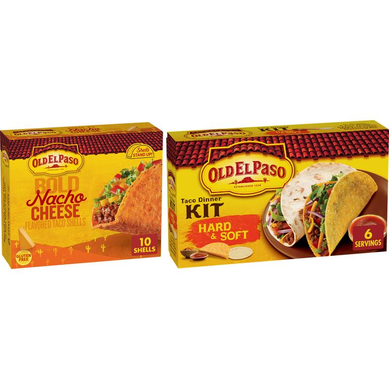 $1 off 2 When you buy TWO(2) Old El Paso™ products listed: Hard Shells, Kits, Sauce, Tortillas, Pockets, Bowls, Beans, Rice, Chiles, Soup (excludes Carb Advantage™ products)