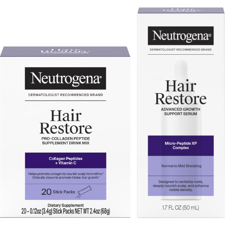 $6 off 1 on any ONE (1) NEUTROGENA® Hair Restore Supplement Powder or Growth Scalp Serum