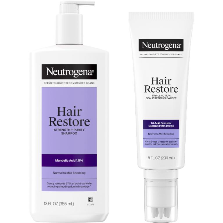 $6 off 2 on any TWO (2) NEUTROGENA® Hair Restore Shampoos, Conditioners, or Cleansers