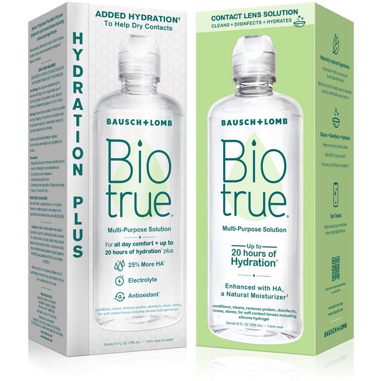 $3 off 1 Any ONE (1) Biotrue Multi-Purpose Solution Original or Hydration Plus (10 oz)