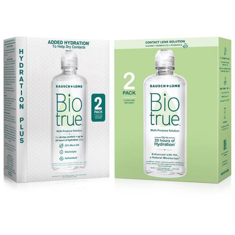 $6 off 1 Any ONE (1) Biotrue Multi-Purpose Solution Original or Hydration Plus Twin Pack (2x10 oz)