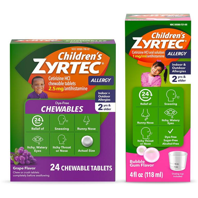 $4 off 1 on any ONE (1) Children's ZYRTEC® product  (Excludes trial & travel)
