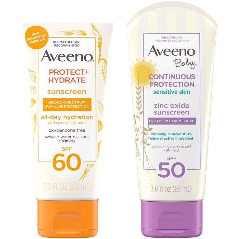 $3 off 1 on any ONE (1) AVEENO® Sun adult, kids or baby product (excludes travel/trial sizes)