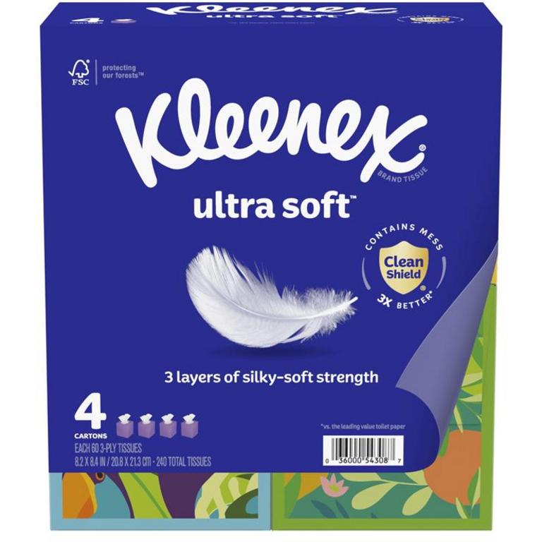 $1 off 1 on any one (1) Kleenex® facial tissue bundle pack (3 ct or larger, not valid on On-The-Go™ packs or trial size)