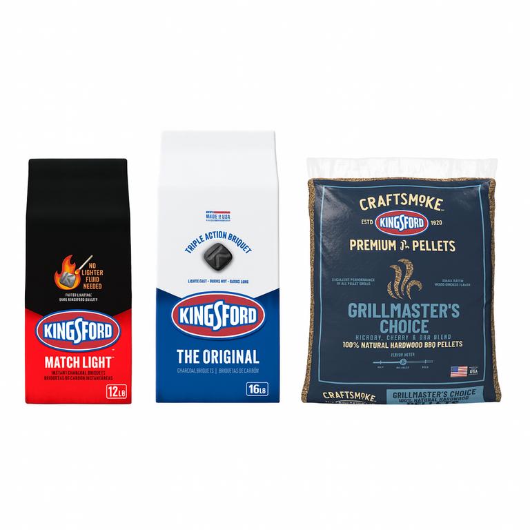 $1.50 off 1 on any ONE (1) Kingsford® Charcoal or Pellets bag, 12 lbs+, or Boosters 2lbs.