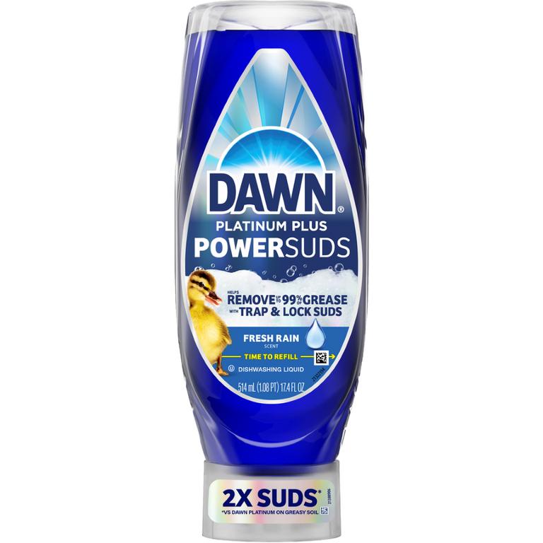 $1 off 1 ONE Dawn Ultra 30oz - 56oz, Platinum 24oz - 32.7oz, OR Powersuds 17.4oz - 21.6oz (excludes travel/trial size).