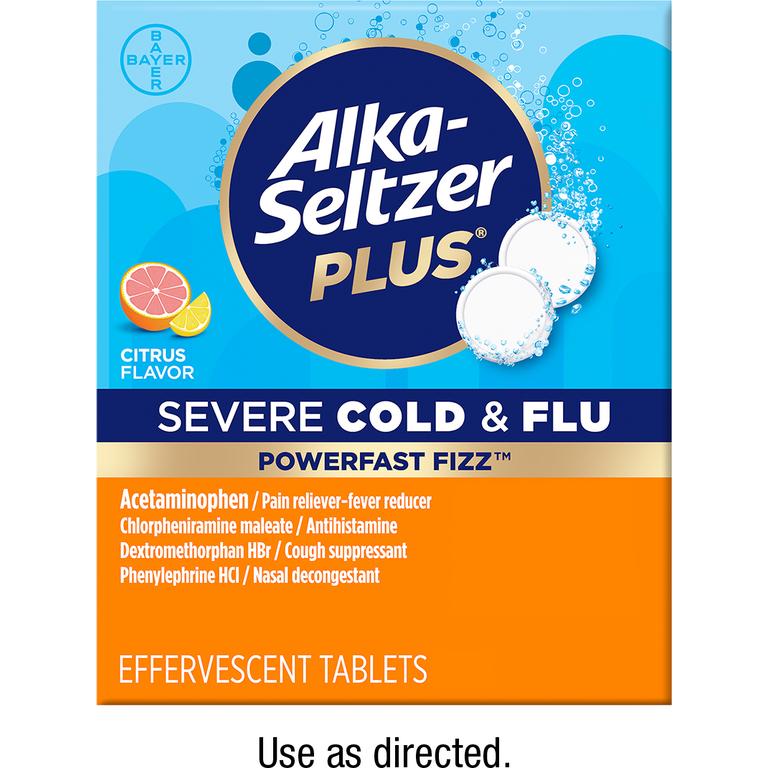 $2 off 1 on any ONE (1) Alka-Seltzer Plus® Base product 24ct or larger (excludes FizzyChews)
