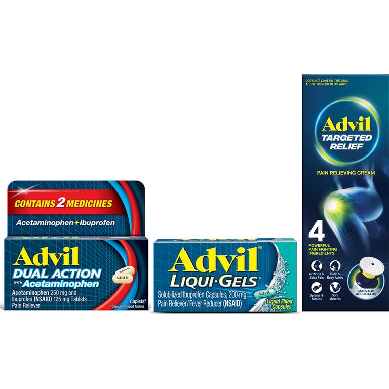 $2 off 1 on any ONE (1) Adult Advil, Advil PM or Advil Targeted Relief (excludes trail & travel sizes)