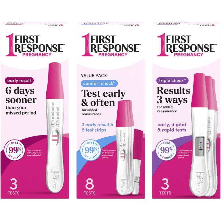 $5 off 1 Off Any ONE (1) FIRST RESPONSE™ Pregnancy Result Kit 2ct or greater