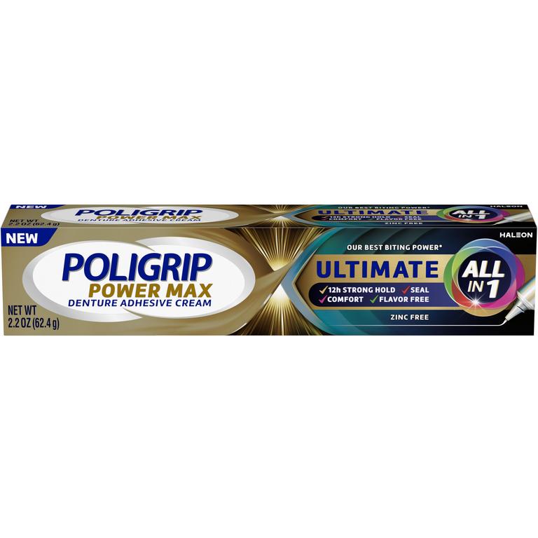 $2 off 1 on any ONE (1) Poligrip® denture adhesive 2.2 oz. or larger, Incl Twin/Triple packs