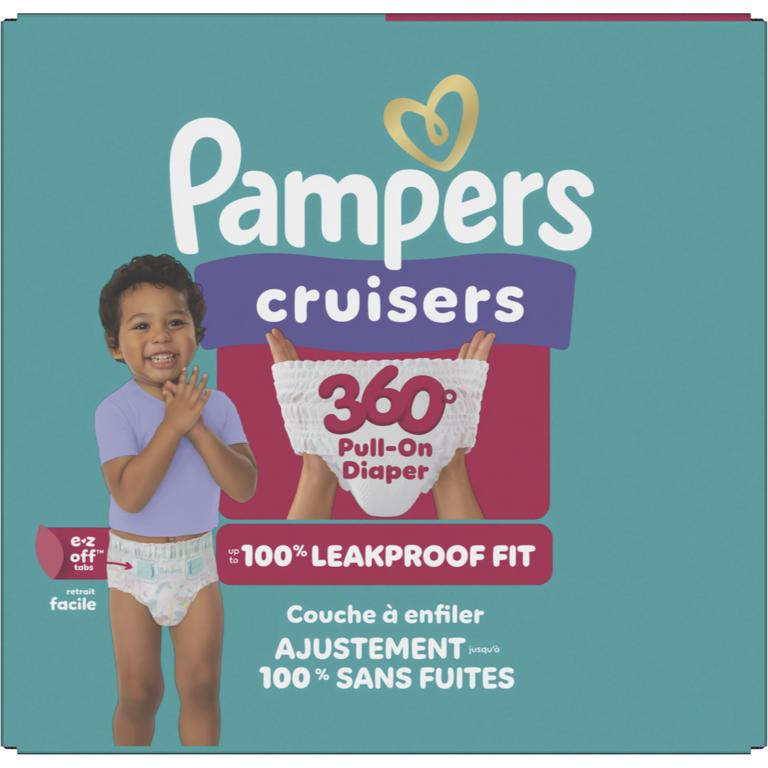 $3 off 1 ONE Super Pack Pampers Cruisers 360 Diapers.