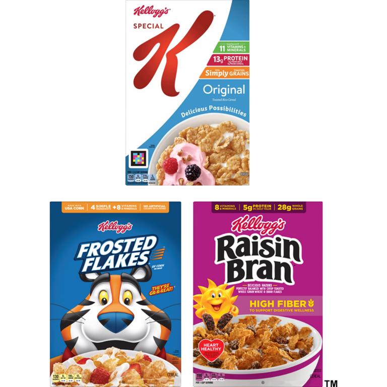 $1 off 2 On any TWO (2) Kellogg's® Cereals