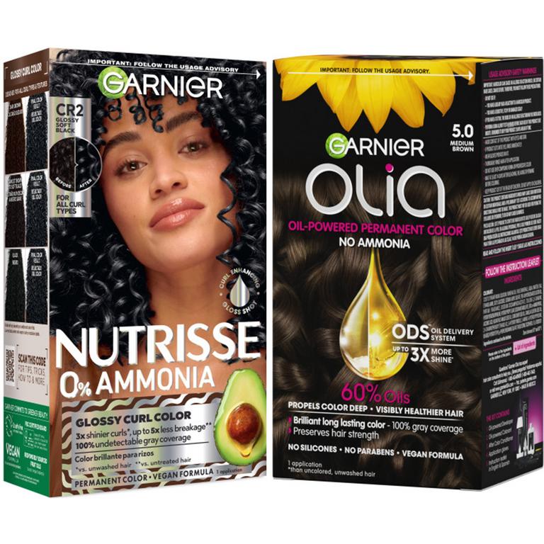 $5 off 2 off ANY TWO (2) Garnier® Nutrisse® or Olia® haircolor products