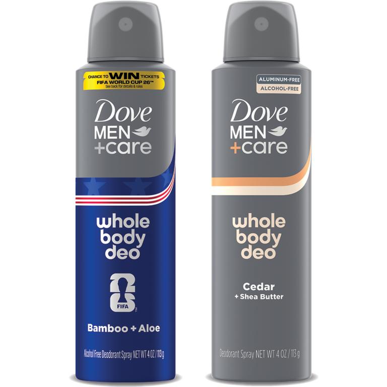 $5 off 1 on any ONE (1) Dove Men+Care Whole Body Deodorant Spray