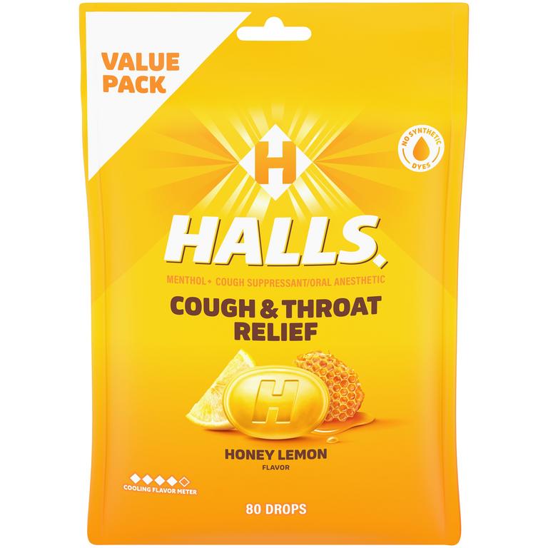 $1.25 off 2 when you buy TWO (2) HALLS Cough Drops (70 ct. or larger)