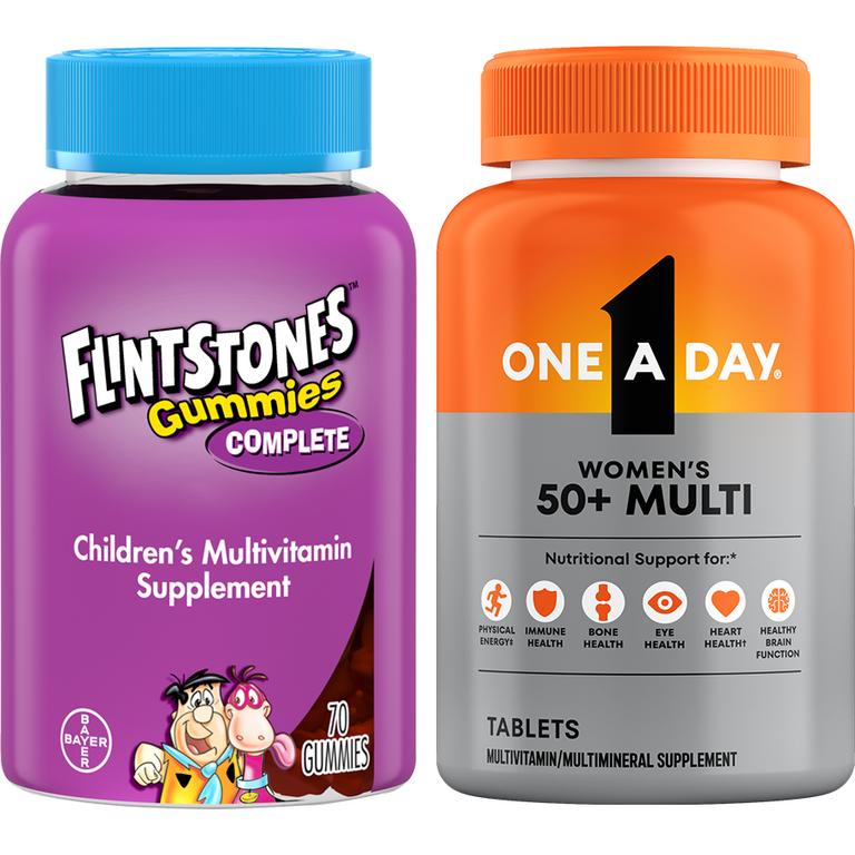 $2 off 1 on any ONE (1) One A Day® multivitamin or Flintstones™ product (select varieties)