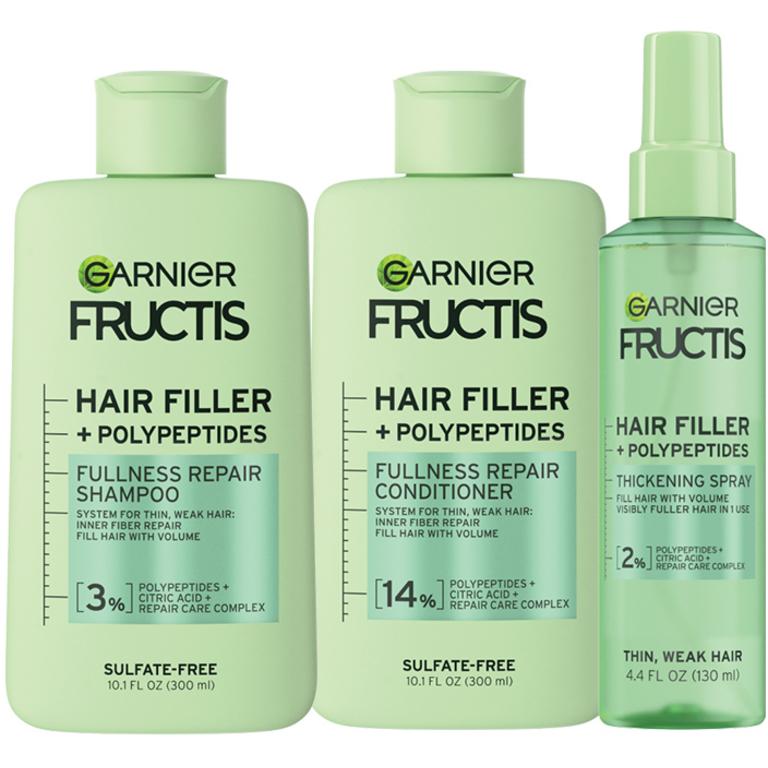 $5 off 3 on THREE (3) select Garnier Fructis Hair Fillers products