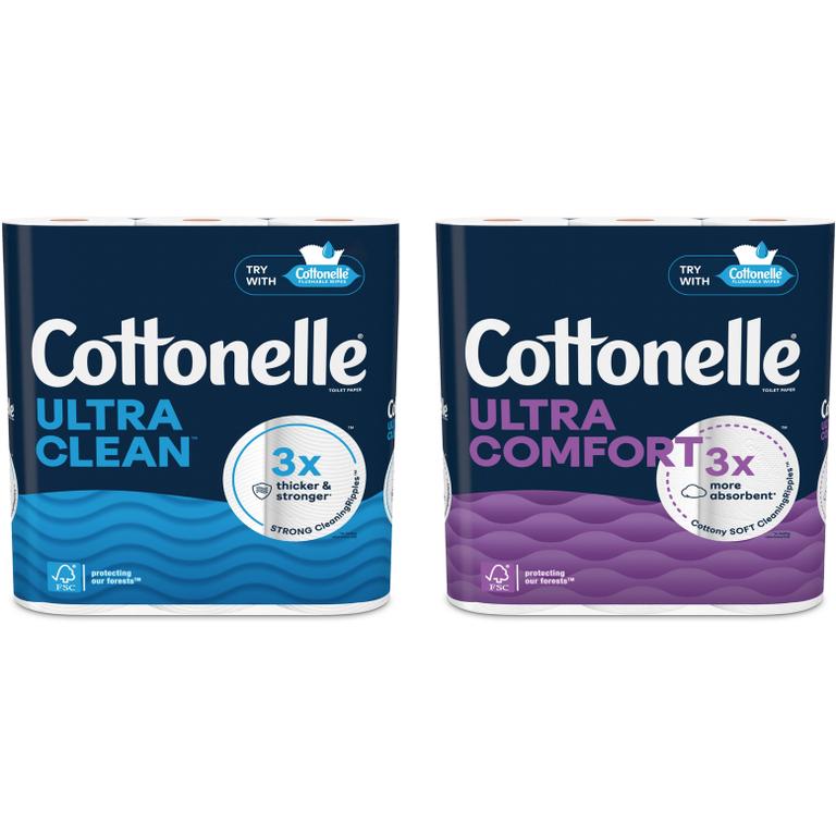 $2 off 2 on any TWO (2) Cottonelle® Toilet Paper (4 mega roll pack or larger)