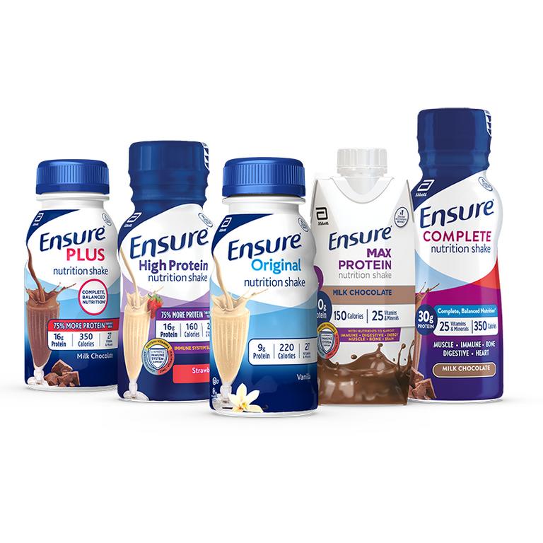 $5 off 2 on any TWO (2) Ensure® products (valid on 4-count packs or larger)