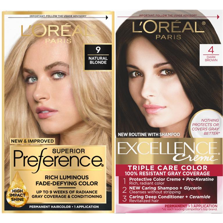 $8 off 2 ANY TWO (2) L’Oréal Paris® Superior Preference, Excellence, Feria, LeColor Gloss, Colorista or Any Magic Root products