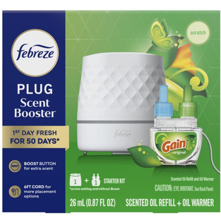 $0.50 off 1 ONE Febreze Plug Scent Booster Starter Kit