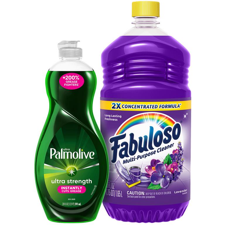 $1 off 1 On any ONE (1) Palmolive Ultra Dish Liquid (20oz ONLY), Ajax Ultra Dish Liquid (52oz ONLY), Fabuloso Multi-Purpose Cleaner (56oz ONLY), or Suavitel Liquid Fabric Conditioner (46oz ONLY)