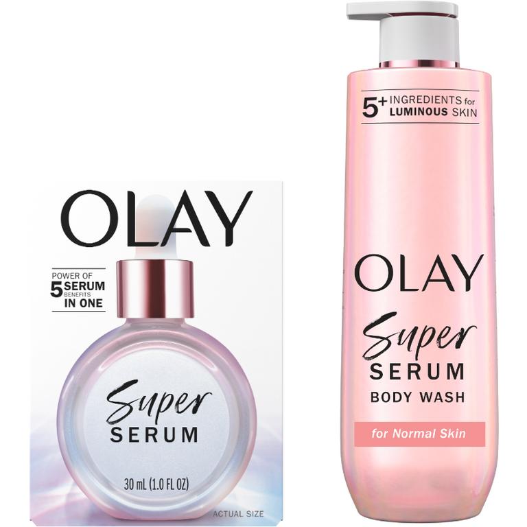 $7 off 2 TWO Olay Super Serum, Super Cream Facial Moisturizer, Super Eye, Super Serum Body Wash or Super Serum Body Lotion.