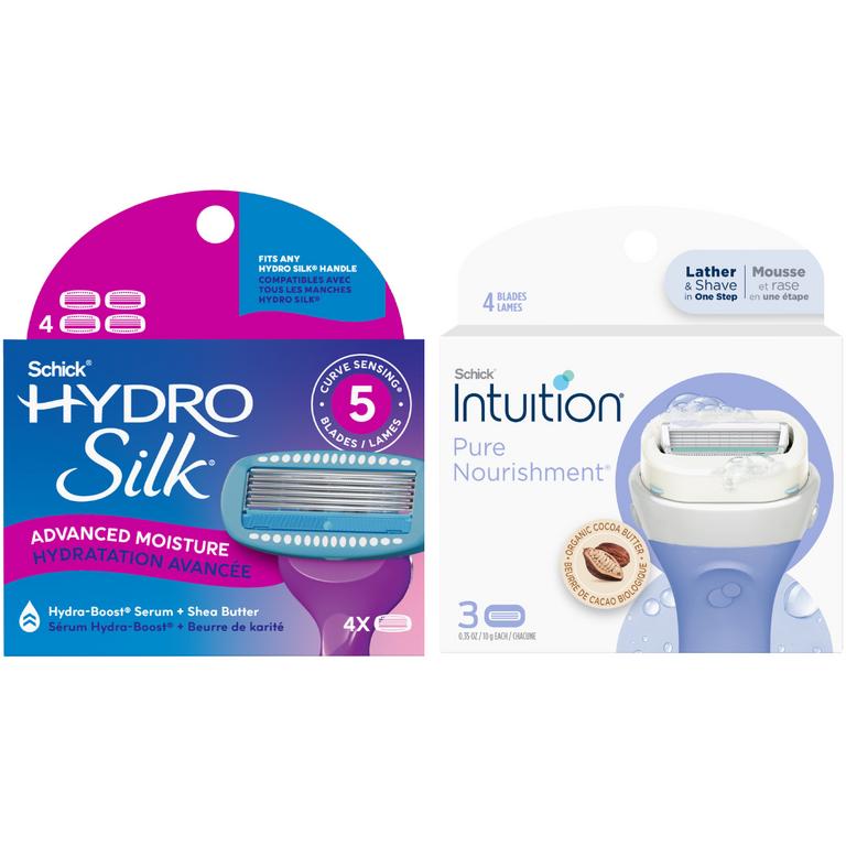 $5 off 1 on ONE (1) Schick Hydro Silk®, Schick® Intuition®, Schick® Quattro for Women® or Skintimate® Refill (excludes Schick Hydro Silk®3 Refill)