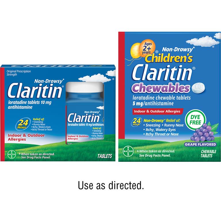 $10 off 1 on any ONE (1) Non-Drowsy Claritin® or Children's Claritin® Allergy 56ct or larger (excludes Claritin® RediTabs 70ct, Claritin® 115ct, Children’s Claritin® 80ct, and Claritin-D®)