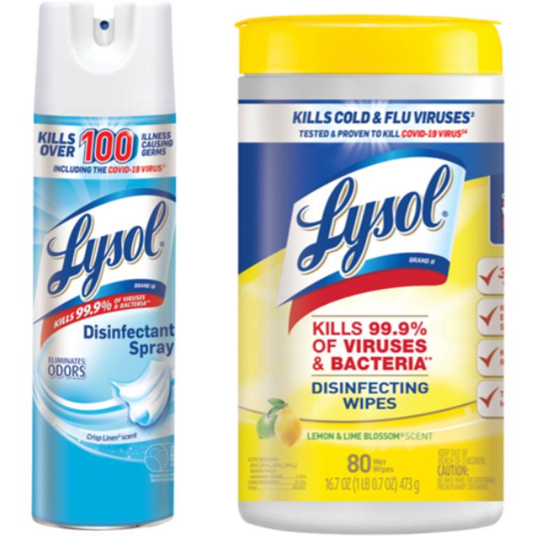 $0.50 off 1 on Any ONE (1) Lysol® Product (excluding Toilet bowl cleaner, trial and travel sizes)