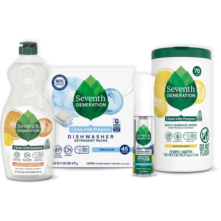 $1.50 off 1 any ONE (1) Seventh Generation® Dish Soap, Foaming Dish Spray, Refill, or Dishwasher Detergent Packs or Gel, Household Cleaner or Disinfectant Product
