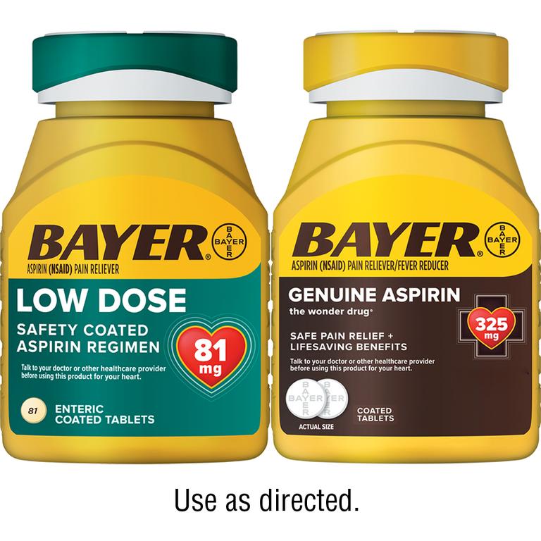 $1.50 off 1 on any ONE (1) Bayer® Aspirin 50ct or larger OR any Bayer® Rapid Relief product