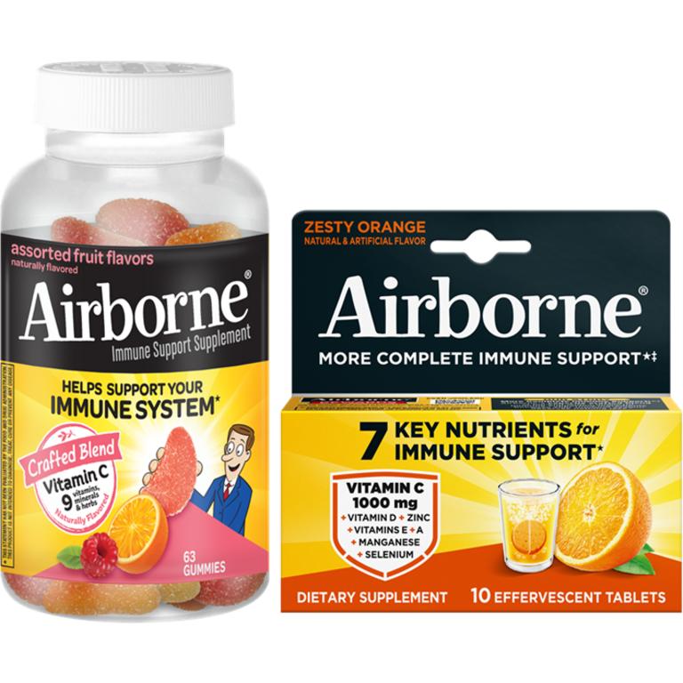 $1 off 1 on Any ONE (1) Airborne® Immune Support Supplement