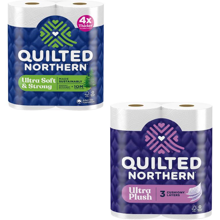 $1.50 off 1 any ONE (1) package of Quilted Northern® Bath Tissue, 6 Mega roll or larger