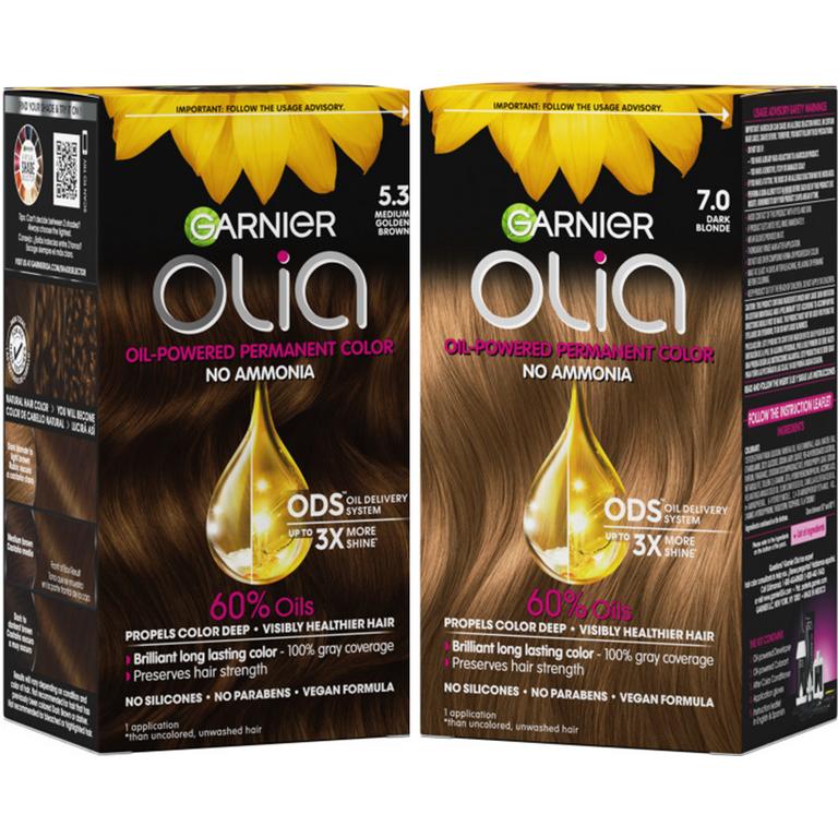 $6 off 2 off ANY TWO (2) Garnier® Olia® haircolor products