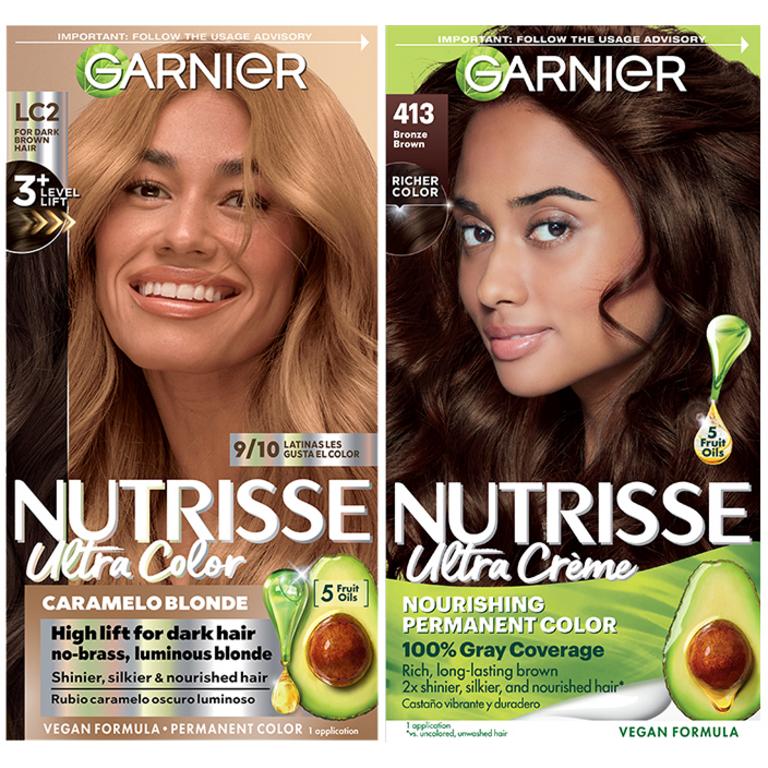 $4 off 2 on TWO (2) select Garnier Nutrisse Hair Color products