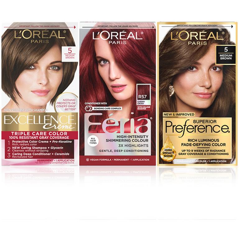 $2 off 1 on ONE (1) select L’Oreal Paris Preference, Feria & Excellence Hair Color product
