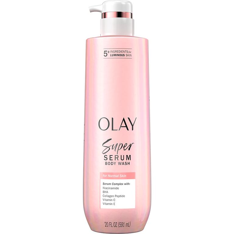 $7 off 2 TWO Olay Super Serum 20oz Body Wash, Super Serum Hand & Body Lotion 18.5oz OR Super Serum Cream 10oz (excludes trial/travel size).
