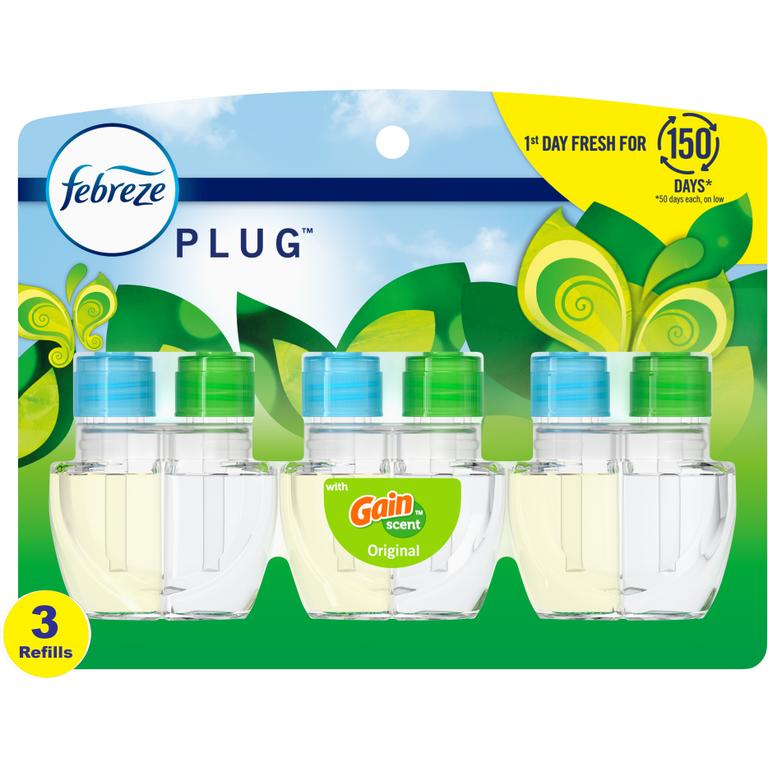 $3 off 1 ONE Febreze Plug Dual, Triple Refills, or Quad Refills (excludes trial/travel size).