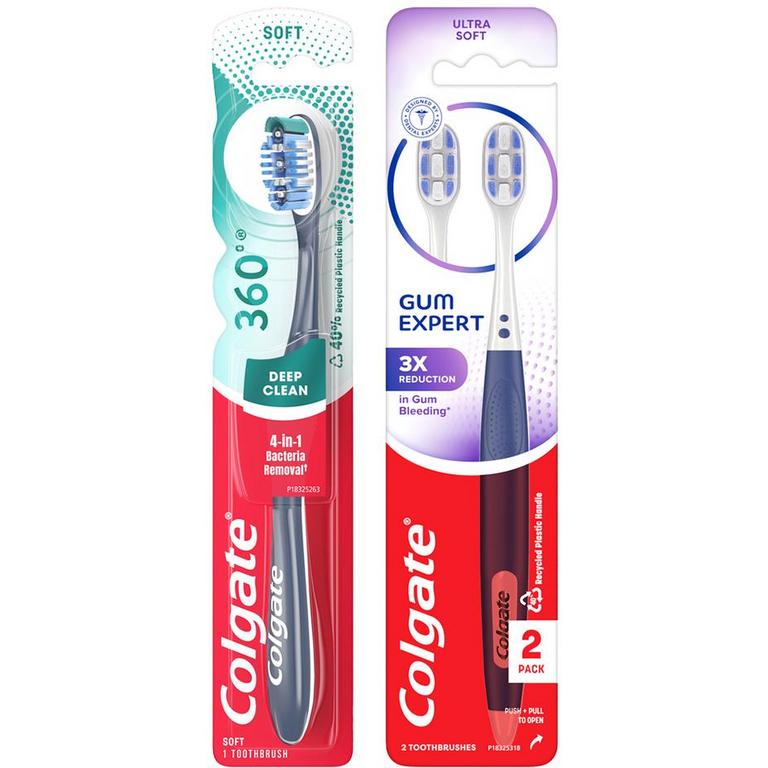 $2 off 1 On any ONE (1) Colgate 360°, Total, Gum Health or Expert Manual Toothbrush, Mouthwash or Mouth Rinse (16oz or larger) 
