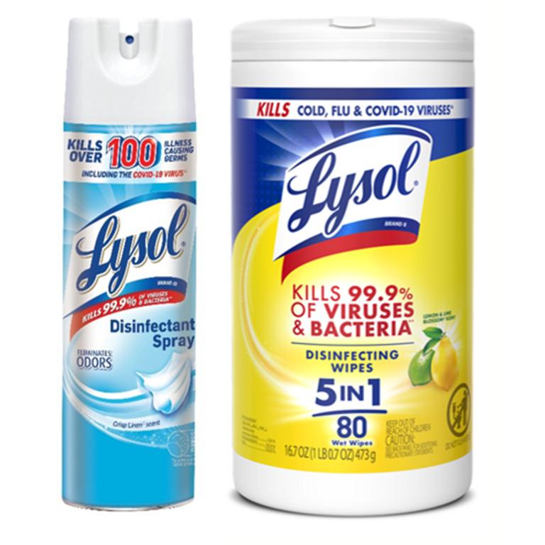 $0.50 off 1 on Any ONE (1) Lysol® Product (excluding Toilet bowl cleaner, trial and travel sizes)