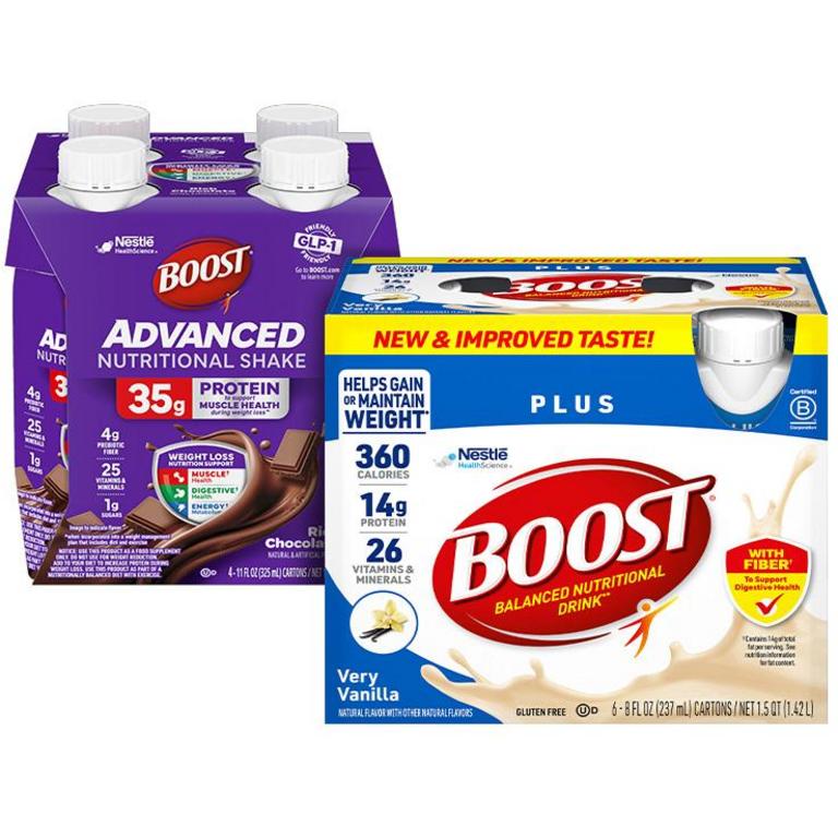 $6 off 2 on TWO (2)  BOOST® Nutritional Drinks, 4-pack or larger