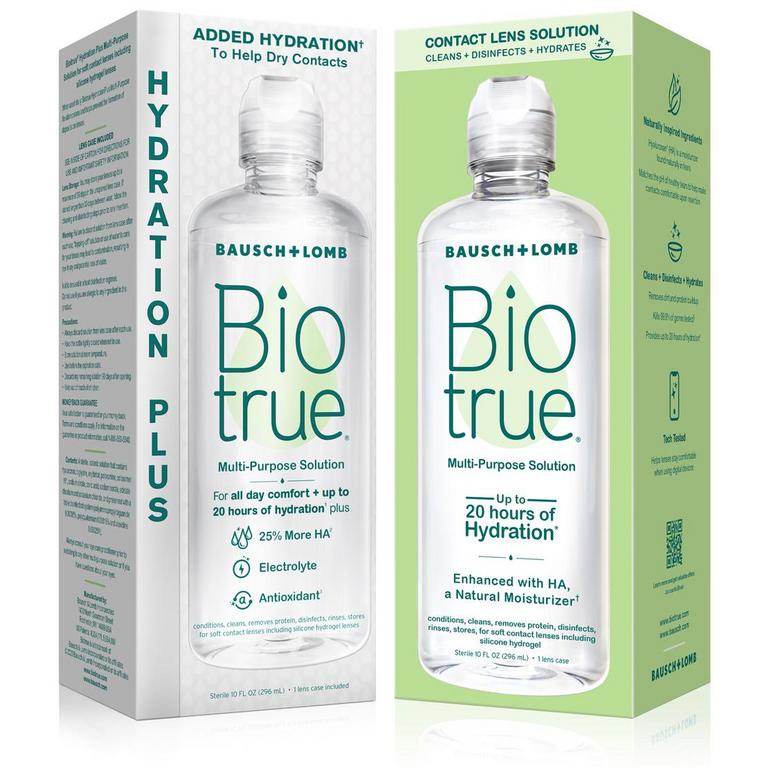 $3 off 1 any ONE (1) Biotrue Multi-Purpose Solution Original or Hydration Plus (10 oz)