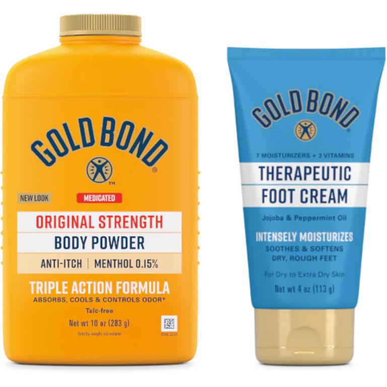 $1.50 off 1 on ONE (1) Gold Bond® Powder, Foot Cream or First Aid Product (Excluding travel/trial size)