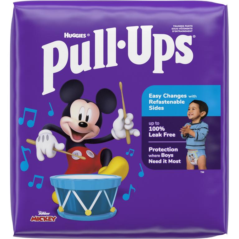 $3 off 2 off TWO (2) packages of Pull-Ups® Training Pants, Night*Time™, or Pull-Ups® Skin Essentials® (13 ct. or higher. Not valid on Trial Packs)