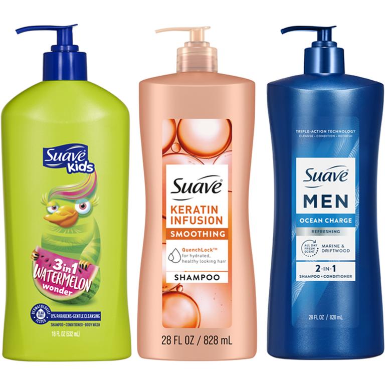 $3 off 2 off TWO (2) Suave Hair Care product (select varieties only)