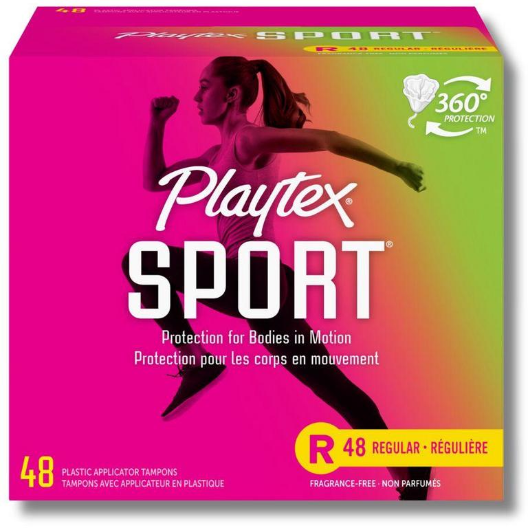 $1 off 1 on any ONE (1) Playtex® Sport® 46ct. - 48ct.