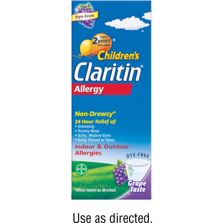 $3 off 1 on any ONE (1) Non-Drowsy Children's Claritin® Allergy Syrup 4oz